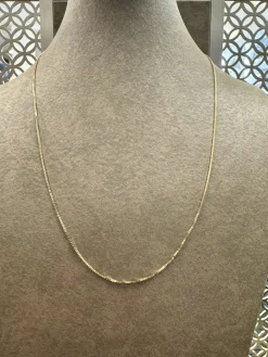 18K Guld Venezia Halsband – VZH001G18> Discount