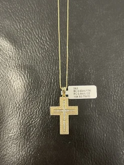 Kors i 18K Guld med 1,07ct TW/SI Diamanter – KG002><noscript><img width=