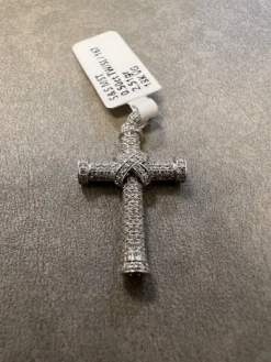 Kors i 18K Vitguld med 0,50ct TW/SI Diamanter – KVG004><noscript><img width=