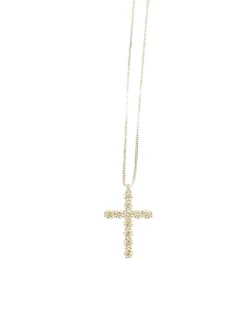 Kors i 18K Vitguld med 0,80ct TW/SI Diamanter – KVG007> Discount