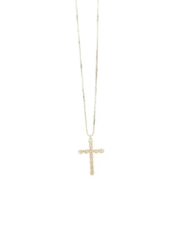 Kors i 18K Vitguld med 0,58ct TW/SI Diamanter – KVG006> Clearance