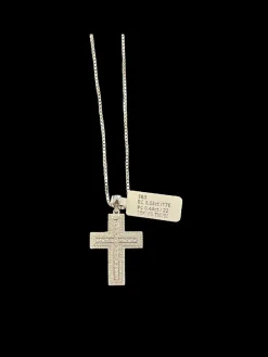 Kors i 18K Vitguld med 1,07ct TW/SI Diamanter – KVG005> Hot
