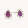 Amelie Örhängen – Amethyst (Guld) 60780>Lily And Rose New