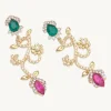 Camille Örhängen – Emerald Pink (Guld) 65041>Lily And Rose Hot