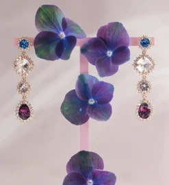 Celia Örhängen Guld – Sapphire (66061)><noscript><img width=