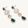 Celia Örhängen Silver – Emerald>Lily And Rose Best