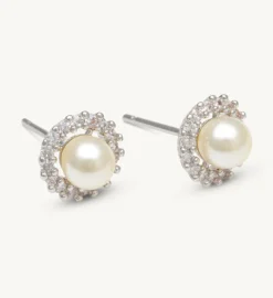 Colette Pärl Stud Örhängen – Ivory (Silver) 65092>Lily And Rose Hot
