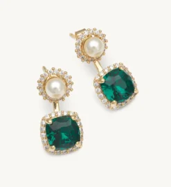 Colette Örhängen – Emerald Square (Guld) 61249>Lily And Rose
