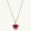 Lily And Rose Delphine Halsband – Pink Ruby (Guld) 41121> Hot