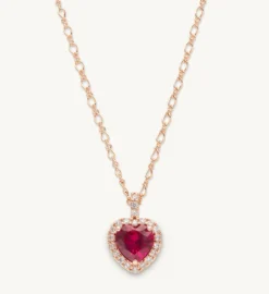 Lily And Rose Delphine Halsband – Pink Ruby (Guld) 41121> Hot