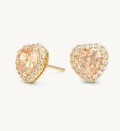 Delphine Stud Örhängen – Light Champagne (Guld) 65072>Lily And Rose New