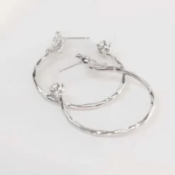 Eden Hoop Örhängen- Ivory (Silver) 62762 ( Kampanj )>Lily And Rose Best