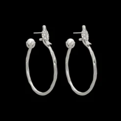 Eden Hoop Örhängen- Ivory (Silver) 62762 ( Kampanj )><noscript><img width=