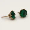 Elenora Stud Örhängen – Emerald>Lily And Rose Hot