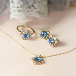 Emily Halsband Guld – Icey Blue (241069)><noscript><img width=