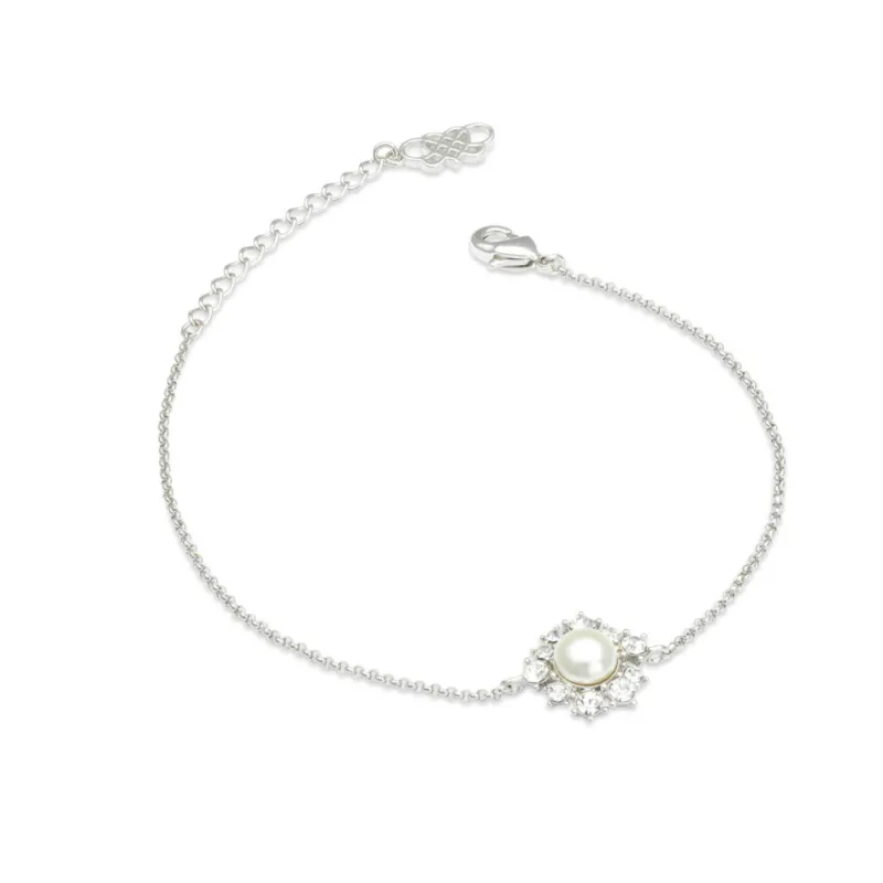 Emily Pearl Armband – Ivory (Silver) 51132>Lily And Rose New