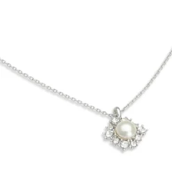 Emily Pearl Halsband – Ivory (Silver) 41062>Lily And Rose Discount