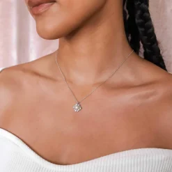 Emily Pearl Halsband – Ivory (Silver) 41062>Lily And Rose Discount