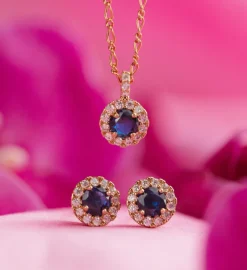 Laurie Örhängen Guld – Sapphire (66014)>Lily And Rose Best