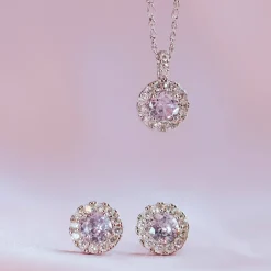 Laurie Örhängen – Lavander – Silver 41142><noscript><img width=