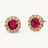 Laurie Örhängen Guld – Pink Ruby (66015)>Lily And Rose Sale