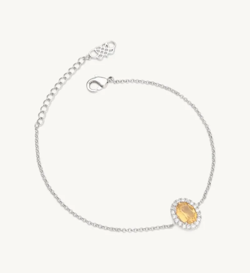 Luna Armband – Golden Brown Topaz (Guld) 51162>Lily And Rose Clearance
