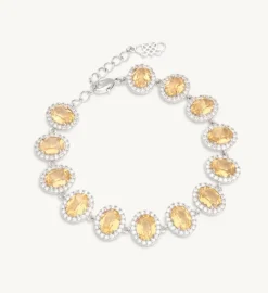 Luna Armband – Golden Brown Topaz (Guld) 51152>Lily And Rose New