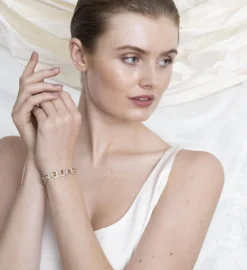 Luna Armband – Golden Brown Topaz (Guld) 51152>Lily And Rose New