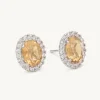 Luna Örhängen – Golden Brown Topaz (Silver) 64082>Lily And Rose Sale