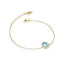 Miss Luna Armband – Aquamarine (Guld) 51161>Lily And Rose Discount