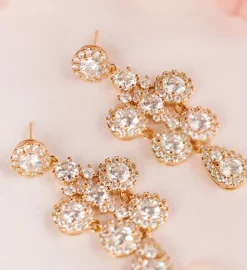 Miss Ophelia Örhängen Guld – Crystal (62239)><noscript><img width=