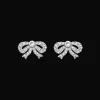 Petite Antoniette Bow Örhängen – Crystal (Silver) 62582>Lily And Rose Sale