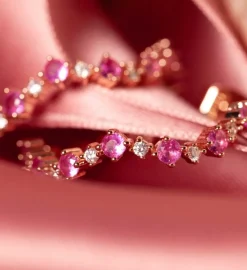 Petite Capella Ring – Pink Ruby (Guld) 30034>Lily And Rose New