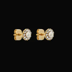 Petite Miss Sofia Pearl Örhängen- Crystal (Guld) 62297>Lily And Rose Discount