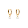 Örhängen Petite Kennedy Hoops Ivory Pearl (Guld) 62312>Lily And Rose Best