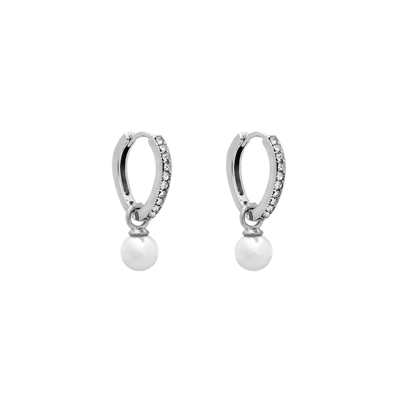 Örhängen Petite Kennedy Hoops (Silver) 62313>Lily And Rose Outlet