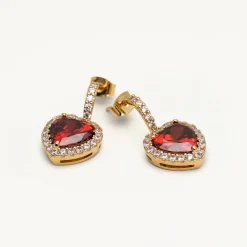 / Rose Örhängen – Garnet>Lily And Rose