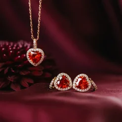 / Rose Örhängen – Garnet><noscript><img width=