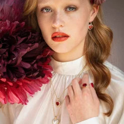 / Rose Örhängen – Garnet><noscript><img width=