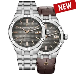 Maurice Lacroix 42mm + Brun Läderarmband AI6008-SS002-331-2>Aikon Hot