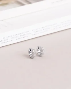 Amour Örhängen Small Silver><noscript><img width=