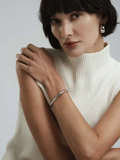 Mockberg Aura Bold Bangle Silver><noscript><img width=