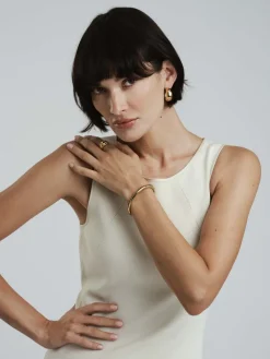 Mockberg Aura Bold Bangle Guld><noscript><img width=