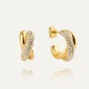 Aurora Gold Hoops>Mockberg Discount