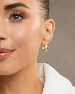 Aurora Gold Hoops>Mockberg Discount
