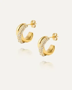 Aurora Gold Hoops><noscript><img width=