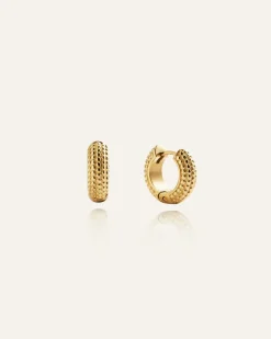 Beaded Örhängen Medium Guld><noscript><img width=