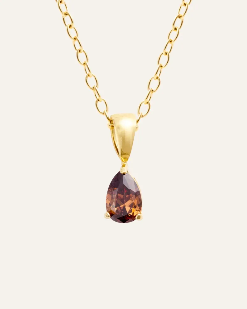 Mockberg Belle Guld – Coffee>Halsband Discount