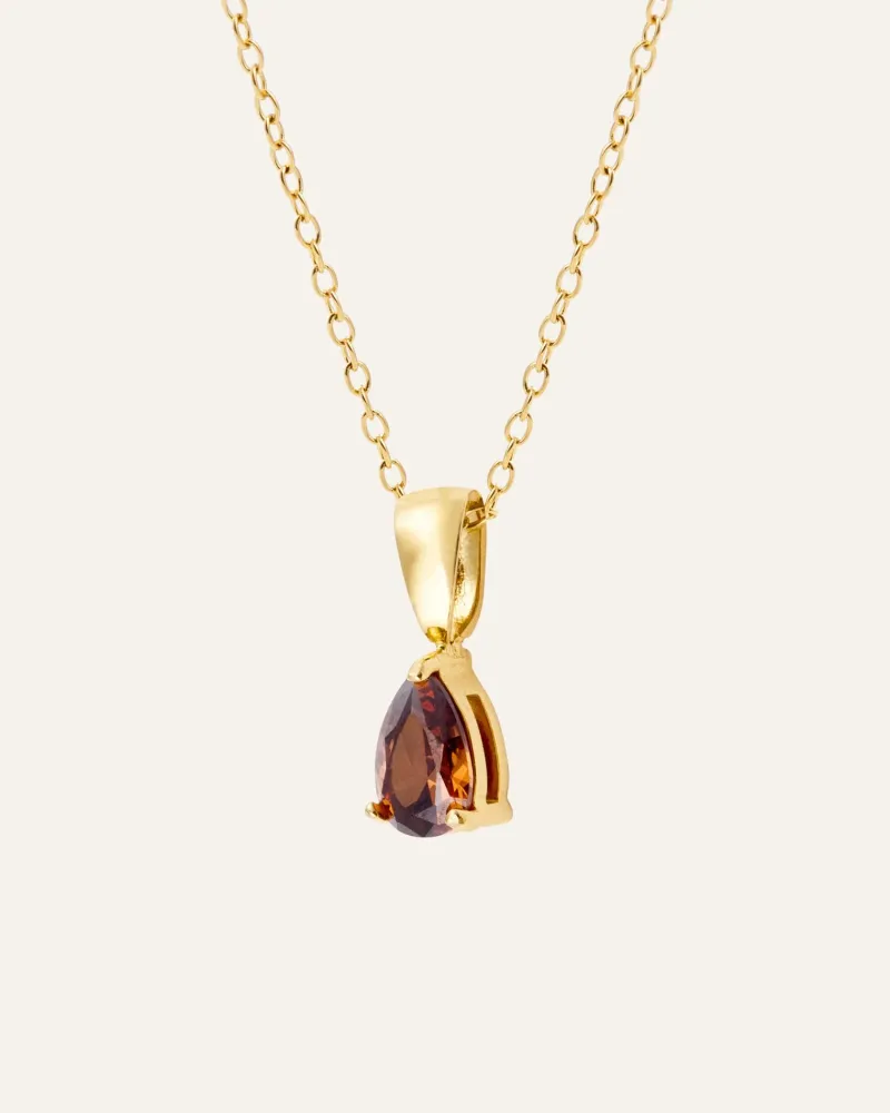 Mockberg Belle Guld – Coffee>Halsband Discount
