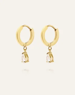 Belle Hoops Örhängen Guld><noscript><img width=